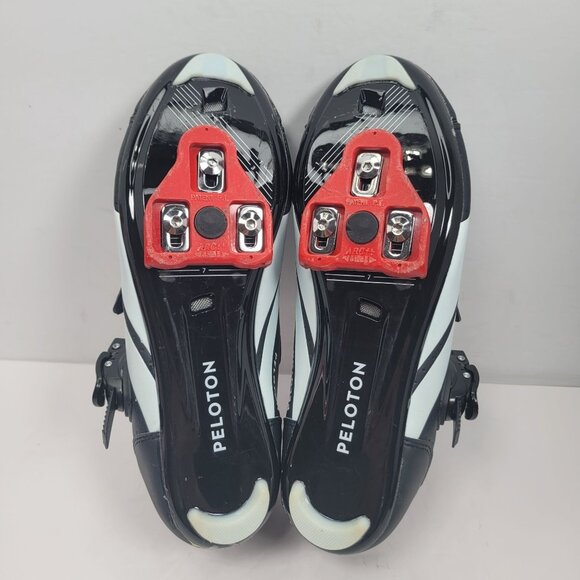 Peloton Cycling Spin Women's Black White Red Shoes US Size 10 EU 41 - Picture 7 of 8